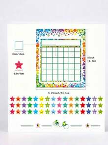 40/80/120pcs Student Classroom & Home Behavior Reward Charts With Star Stickers, Suitable For School And Family Education To Reward Student Behavior - Multicolor - View 5