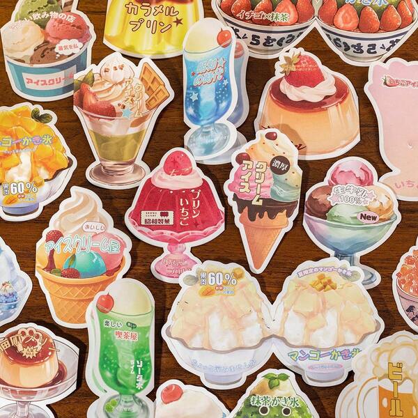 12 Sheets Happiness Cafe Vintage Style Food Creative DIY Scrapbooking Decorative Paper
