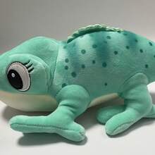 11 英寸聚酯纤维变色龙毛绒玩具，3 种颜色可选，变色龙毛绒动物，儿童礼物，家居装饰，适合各种场合和装饰的可爱爬行动物，生日礼物，万圣节装饰，圣诞节礼物 - 彩色 - 查看 7