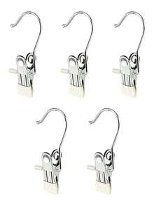 30个不锈钢衣夹，洗衣衣钉钩，便携式挂衣夹，衣柜整理器，衣架装饰，衣架万圣节装饰万圣节服装旅行便携式挂衣夹，袜子，衣服，裤子的存储和组织，秋季装饰节日装饰