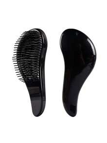 1pc Black TT Comb, Wet & Dry Hair Brush, Plastic Detangling Massage Comb, Anti- Massage Brush, Convenient Portable Colored Comb, Beauty Tool, Suitable For Travel,Brush,Hair Brushes,Edge Brush,Brush Hair,Hair Comb,Comb Hair,Detangling Brush,Ball Brush,Mini Hair Brush,Hair Brush Set,Wooden Comb,Hair Brushcomb,Barber,Hair Tools,Hair Products,Hair Accessories,Brush,Slick Back Brush,Hair Care,Hair Brushes,Brush Hair,Hair Comb,Barber Accessories,Comb Hair,Curly Hair Brush,Travel,Hair Stuff,Detangling Brush,Ball Brush,Mini Hair Brush,Hair Accessories,Curly Hair Products,Hairdressing Equipment,Accessories,Christmas,Barbershop,Barber Accessories, Hair Accessories, Hairdressing,Wooden Comb, Comb, Slick Back Brush, Hairbrush, Edge Brush, Brush Hair, Hair Comb, Hair Brush Set, Comb Hair, Mini Hair Brush, Detangling Brush,Hair Products, Hair Tools, Hair Stuff, Hair Care, Curly Hair Brush, Barber, Barber Accessories, Hairdressing Equipment - Black - View 1