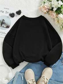 Sudadera Unisex De Cuello Redondo Para Hombre Y Mujer Con Estampado De Letras California San Francisco, Sudadera Casual Deportiva Para Toda Ocasión. - Negro - Ver 2