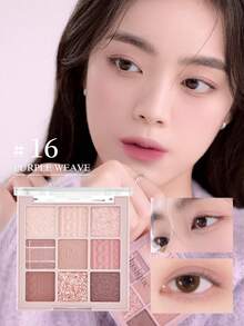 Paleta de sombras Dasique com 9 cores, maquiagem duradoura, alta pigmentação, formatura, aniversário, fácil de usar, suave e fácil de espalhar, fórmula vegana sem crueldade, essencial para o feriado, Rose Girl, a melhor cor, charme, presentes de Natal para mulheres, maquiagem de marca de moda feminina chique, volta às aulas