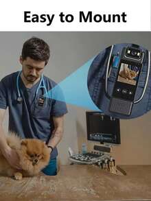 Mini Body Camera With Screen – Portable Wearable Video Recorder With Rotating Lens