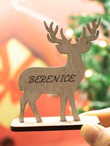 Personalisierte Weihnachtsdekoration mit Namen, individualisierte Weihnachtsdekoration, anpassbare Weihnachtsdekoration für Zuhause, anpassbarer Rentier-Aufsteller, Wohnzimmerdekoration, Raumdekoration, Weihnachtsgeschenke, Kindergeburtstagsfavors, Kinderspielzeug, Schreibtisch, Weihnachtsdekoration für das Büro, Weihnachten, Outdoor, Jungen, Mädchen, Vater, Mutter, Kinder, Familie