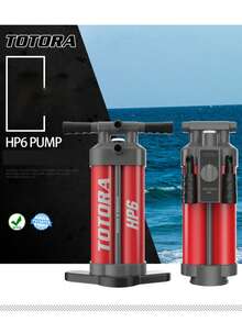 HP6 High Pressure Air Pump, Suitable For Surfboards, Inflatable Kites, Kayaks - Red - View 2