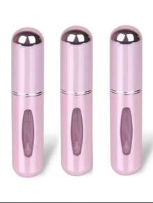 4 pièces/3 pièces Flacons de parfum rechargeables de 5 ml, flacons vaporisateurs de parfum rechargeables, flacon vaporisateur de parfum de voyage, mini contenants liquides vides portables, essentiels de voyage, organisateurs de voyage pour la plage, retour à l'école, vacances, camping, parfum pour femmes