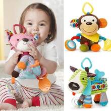 Multi funcional torno pendurado bebê sino brinquedos, boneca cama ringtones/puzzle brinquedos do bebê - raposa - Visão 3