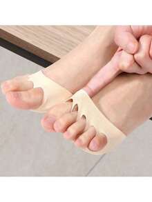 Foot Protector Insole Cushion Soft Comfort Feet For High Heels TipToe Relief Pair - Màu be - Xem 6