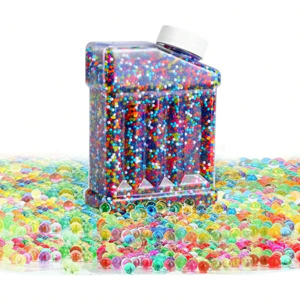 Bolas de Gel Perlas de Agua 100.000Pcs, 7-9mm las Bolas de Hidrogel, Color Gel Beads, Utilizado para Plantar Flores, Decoración, Entretenimiento