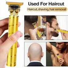 HIENA 3-In-1 Set/2-In-1 Set/1pc Cordless Hair Clippers Men - Professional USB Rechargeable Grooming Kit With Trimmer, Electric Shaver, Detail Trimmer, Ideal Father's Day Gift, Equipped With Limit Combs, Valentine's Day Or Men Gifts