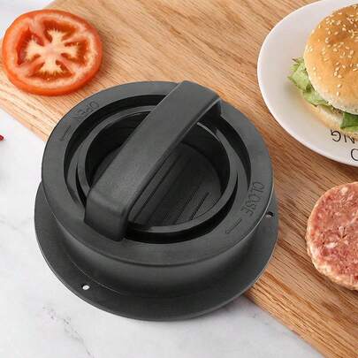 Hamburger Patty Press, Hamburger Squeegee, Three-In-One Non-Stick Meat Set, Beef And Vegetable Hamburger Mold, Suitable For Making Pies, For Filling Sliders, Kitchen Barbecue Tools And Barbecue Accessories