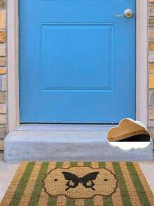 Thảm chùi chân bằng xơ dừa tự nhiên 40x60 cm với lớp lót PVC 100% chắc chắn – Bề mặt chải chống trơn trượt, giữ bụi bẩn – Độ dày 18-22 mm, bền chắc, sử dụng được cả trong nhà và ngoài trời. SẢN XUẤT TẠI THỔ NHĨ KỲ. - màu xanh lá - Xem 2