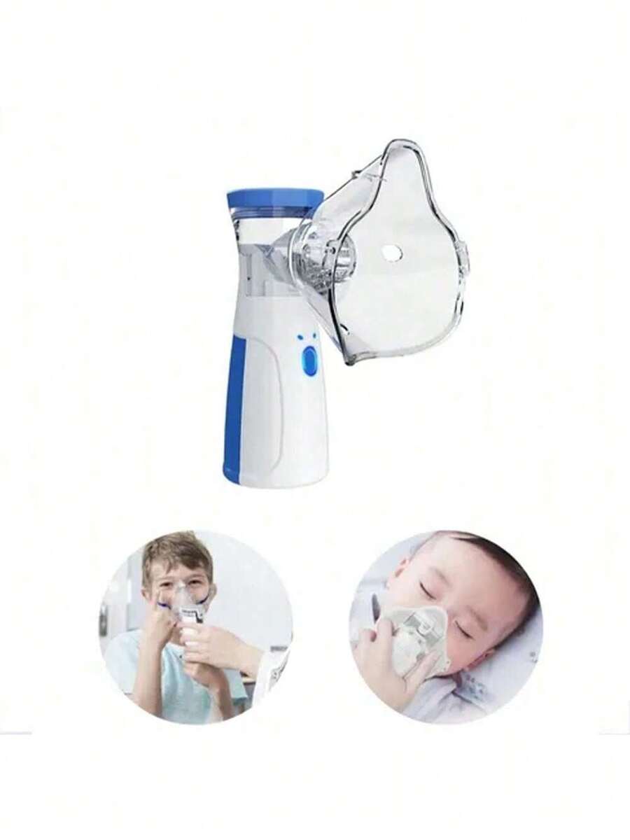 AIQUE Inalador Portátil Ultrassônico - Mini Nebulizador Silencioso com Bateria Longa Duração - Multicolorido - Visão 1