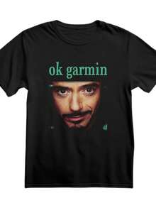 Jarvis T-Shirt, Ok Garmin T-Shirt, Meme T-Shirt, Funny T-Shirt, Quality T-Shirt, Cool T-Shirt, Tikto - 黑色 - 查看 1