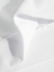 1 pièce sweat-shirt à capuche pour homme, best-seller automne/hiver en polaire, style polyvalent de base, porter casual pour la vie quotidienne/les trajets/la rentrée, assortiment unisexe pour couple - Blanc - Voir 6