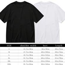 disfraz halloween hombrePlayera casual estampada con números y letras, cuello redondo y mangas cortas para primavera y verano, ropa de mujerplayera de hombretwilight - Negro - Ver 6