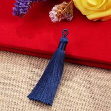 5 buc/pachet stil vintage cu ciucuri, perdea pliabilă cu evantai, ciucuri agățate, 90 x 15 mm