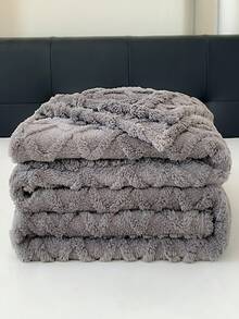 1 pieza Manta estilo bohemio en beige, manta de forro polar de tafetán jacquard, manta suave y ligera, transpirable y cálida de doble uso como cubrecama/chal para sala de estar, dormitorio, dormitorio, decoración de muebles, para todas las estaciones, el tamaño pequeño se puede usar como toalla de playa