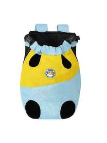 Pet Outgoing Backpack Four-Legged Bag, Cat And Dog Outgoing Portable Artifact Small Dog Chest Bag, Suitable For Outgoing Travel Convenient Pet Backpack, The Most Intimate Birthday Gift For Happy Kittens And Puppies, Pet Supplies, Pet Outgoing Backpack