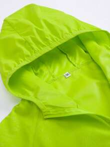 2 chiếc áo khoác chống nắng vải jacquard nhẹ thoáng khí dành cho nữ dùng cho các hoạt động thể thao ngoài trời & mặc thường ngày [Có túi đựng], dáng rộng, khuyến nghị đặt hàng lớn hơn một cỡ, màu xanh bạc hà + cam - Màu Cam cháy - Xem 3