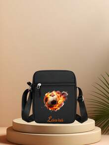 1. This Customizable Drawstring Bag Is Perfect For Everyday Use, Work, Or Beach Trips. You Can Have Your Name, A Special Message, Or A Holiday Greeting Printed On It. Featuring A Soccer Ball Design, It Allows For Personalization With Your Name, Initials, Lucky Number, Or Other Personal Details. Made Of High-Quality Materials, Stylish And Available In A Variety Of Colors, It Makes An Ideal Gift.