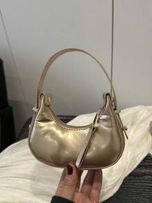 1 Túi xách PU cao cấp kiểu dáng nhỏ gọn mới, thời trang tiên phong, phối màu tươi trẻ, phong cách trẻ trung dành cho các bạn gái, có thể cầm tay, dây đeo vai không thể điều chỉnh, giản dị nhưng vẫn sành điệu, hoàn hảo cho những chuyến đi chơi và cũng có thể làm quà tặng cho bạn bè. - Túi xách PU - Xem 5