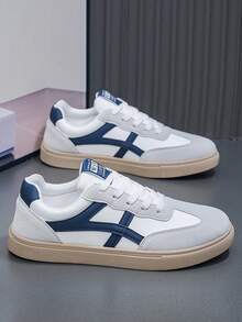 男士休闲滑板鞋，适合日常通勤、户外运动，经典运动鞋