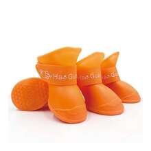 4pcs/Set S/M/L/XL/XXL Cat & Dog Outdoor Ankle Boots, Pet Waterproof Rain Shoes, Non-Slip Rubber Boots, Pet Accessories, Pet Waterproof Shoes, Soft Bottom Won't Fall Off Dog Paw Covers, Pet Warm Shoes For Autumn/Winter - Multicolor - View 40