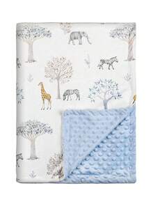 GLLQUEN BABY Baby Blankets, Super Soft Comfy Blankets, Minky Baby Blanket For Newborn, Stroller Shower Gifts - Animal - View 9