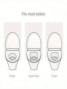 50pcs Disposable Non-Woven Toilet Seat Covers, Portable Travel Toilet Mat, Waterproof Toilet Paper Pad, Essential For Travel & Business, Bathroom Decor, Summer