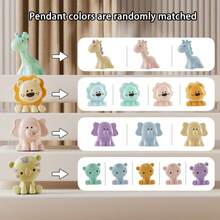 1pc Baby Crib Mobile, Cartoon Christmas Deer Musical Rotating Crib Mobile, Night Light, Electric Rotating, Cartoon Design, For Daily Use - Multicolor - View 10