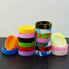 1 Stück Silikon Aschenbecher, hochwertige Tarnmuster Design Leuchtet im Dunkeln Raucher Zubehör, rutschfest