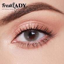 FRESH LADY Freshlady Student Eye Makeup Look Pupilentes Hidrocor Colored Contact Lenses 1 Year Disposable Halloween Costume Cosplay - Dark Grey - View 6