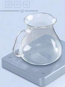 1个3公斤电子食品秤，多单位转换（克/盎司/毫升），计时咖啡秤，适用于烘焙和烹饪厨房秤 - 彩色 - 查看 7