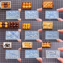 16 Piece Mini Food Themed Silicone Mold Set, Suitable For Resin Crafts - Epoxy Resin Casting, Croissants, Donuts, Macarons, And Cream Puff Shapes - DIY Baking And Chocolate Molds, Suitable For Clay Modeling, Sugar Flipping, Soap Making, And Cake Decoration - 16pcs - 查看 4