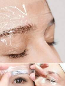 200m Transparent Makeup Film, Suitable For Eyelash Lifting, Eyebrow Shaping, Lips, Eyebrow Tattoo, Plastic Cover, Eyelash Extension Glue Removal, Eyelash Perming - Multicolor - View 4