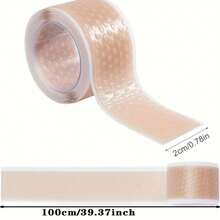 2 rouleaux de sangle de cheville transparente - douce et respirante, prévient les frottements et les ampoules aux pieds, mains et orteils