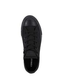 Converse Chuck Taylor All Star Classic 314786C 帆布黑色儿童低帮休闲鞋 - 黑色 - 查看 2