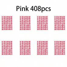 816pcs/Pack, 16pcs/Pack, 408pcs/Pack, 8pcs/Pack, 51pcs/Pack Star Stickers, Pentagram Stickers, Heart Stickers, Face Decorative Stickers, Photo Makeup Stickers, Party Decorative Stickers For Halloween, Christmas, Festivals, Events, Economic And Practical, Stockpiling Goods, Cosmetic Tools, Cheap Goods, Women's Gifts, Christmas Gifts