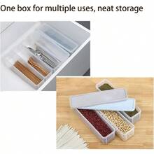 2-Pack Of Refrigerator Storage And Crisper Boxes With Lids, Pasta Containers, Storage Racks, Refrigerator Pasta Storage Boxes, Stackable Kitchen Freezer, Covered Food Containers For Food Organization And Storage In Refrigerators, Freezers, Cabinets, Kitchens, Countertops, Small Freezers, Cupboards, And Closets.Clear PET Food Canister For Dry Food Like Rice, Sugar, Flour, Pasta, Cereal, Beans, Nuts Kitchen Organization, Stackable Organizers For Food,Food Storage Containers,Seasoning Jars - Trong sáng - Xem 3