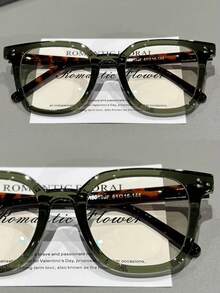 "T I F F A N Y"Series Blue Light Frames Eyeglasses Retro Clear View Blue Light Glasses For Eye Protection Computer Vision Glasses Men Women Computer Gaming Glasses Rectangle TR90 Frame Anti Eyestrain  ,Blue Light Glasses For Woman Men Safety Glasses Blue Light Blocking Glasses Protection Computer Gaming Glasses Women Cute Light Weight  Oversized Non Prescription Small Face Square Cat Eye Reduce Eye Fatigue On Computers, TVs, Phones, And Games, Suitable For Computer Lense Screen Protector Plain Glasses Clear Lens Glasses Blue Light Light Blocking Glasses Blue Light Glasses Light Glasses For For Women Men Light Glasses For Glasses For Women 99 Blue Light Glasses For Woman Blue Light Glasses Women/Men, Fashion Round Frame  Computer Gaming Glasses Computer Glasses - Anti Eyestrain - 豹紋 - 查看 7