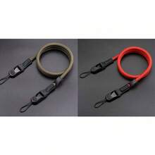 Quick-Release Adjustable Camera Strap - Durable Polyamide Climbing Rope Crossbody Strap For DSLR Mirrorless Cameras, Compatible With Nikon Canon Fu/Ji, Lightweight & Compact For Hiking Travel, Red, Photography Accessory | Stylish Neck Strap | Microfiber Accent, Camera Accessories Strap