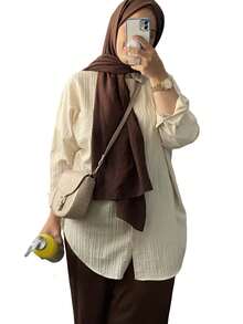 Áo cánh thời trang nữ thường ngày, phù hợp cho mùa thu, xuân và đông - Màu be - Xem 3