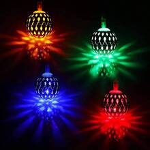 Cadena de Luces LED Marroqu, Guirnalda Luces por USB, 6 Metros de Longitud Total, 40 LEDs Cadena de Luces de Color, Impermeable IP65 Cadena de Luces Decorativas para Exterior, Interior - Multicolor - Ver 4