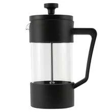 Seecin Black Color Heat Resistant High Borosilicate Glass French Press Pot Coffee Tools French Press French Press Coffee & Tea Maker, Thickened Borosilicate Glass Coffee Press Rust-Free And Dishwasher ,Black - Black - View 3
