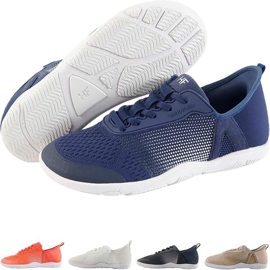 HF Stride – Hands-Off & Ergonomic Barefoot Shoes, Thin Sole & Ultra-Light, Effortless Wear Unisex-2025 - Màu xanh lam - Xem 1