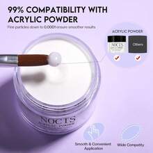 Kit de vernis à ongles acrylique liquide monomère, 75 ml – Qualité professionnelle, sans huile, avec 3 pinceaux à ongles et un récipient en verre pour extensions et nail art. - Multicolore - Voir 5