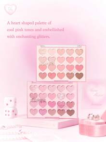 Dasique Eyeshadow Palette Make Up Long-Lasting High Pigment Graduation Birthday,Easy To Use Smooth Blendable, Vegan Formula Cruelty-Free, Holiday Essential Rose Girl Best Color Charm Vibe, Christmas Gifts For Women, Fancy Fashion Women Brand Makeup Back To School, Wedding Dress For Bride, Summer, Valentines, Vacation, Valentine's Day - #07 Love Heart - View 11