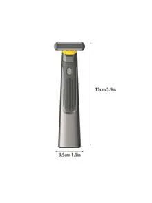 MicroTouch SOLO 钛金充电式胡须和身体剃须刀，可修剪、修边、剃须和修饰 - 黑色 - 查看 11